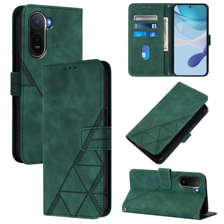Crossbody 3D Embossed Flip Leather Phone Case, For Redmi A5 4G 171.7mm, For Redmi K90 Max 5G, For Redmi A7 Pro 4G/5G 171mm / Poco C85x 5G, For Redmi 15a 5G Global