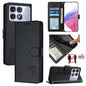 Cat Rat Embossed Pattern RFID Leather Phone Case with Lanyard, For Redmi 14C 4G, For Redmi K70 Ultra 5G Global, For Redmi 13 4G