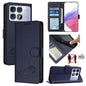 Cat Rat Embossed Pattern RFID Leather Phone Case with Lanyard, For Redmi 14C 4G, For Redmi K70 Ultra 5G Global, For Redmi 13 4G
