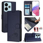Cat Rat Embossed Pattern RFID Leather Phone Case with Lanyard, For Redmi 14C 4G, For Redmi K70 Ultra 5G Global, For Redmi 13 4G