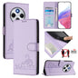 Cat Rat Embossed Pattern RFID Leather Phone Case with Lanyard, For Redmi 14C 4G, For Redmi K70 Ultra 5G Global, For Redmi 13 4G