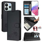 Cat Rat Embossed Pattern RFID Leather Phone Case with Lanyard, For Redmi Note 14 4G 164.84mm, For Redmi K80 5G / K80 Pro 5G, For Redmi Note 14 5G, For Redmi Note 14 Pro 5G