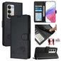 Cat Rat Embossed Pattern RFID Leather Phone Case with Lanyard, For Redmi 15 5G / 4G EU 171mm, For Redmi 13x 4G / 13 4G Global, For Redmi A5 4G 171.7mm / Poco C71, For Redmi K80 / K80 Pro