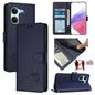 Cat Rat Embossed Pattern RFID Leather Phone Case with Lanyard, For Redmi A7 Pro 171mm / Poco C85x 5G, For Redmi 15a 5G Global, For Redmi Turbo 5 Max / Poco X8 Pro Max, For Redmi Turbo 5 5G / Poco X8 Pro 5G