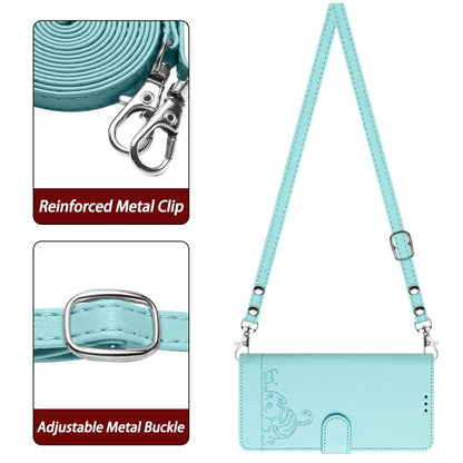 Cat Rat Embossed Pattern RFID Leather Phone Case with Lanyard, For Redmi A7 Pro 171mm / Poco C85x 5G, For Redmi 15a 5G Global, For Redmi Turbo 5 Max / Poco X8 Pro Max, For Redmi Turbo 5 5G / Poco X8 Pro 5G