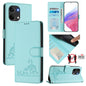 Cat Rat Embossed Pattern RFID Leather Phone Case with Lanyard, For Redmi A7 Pro 171mm / Poco C85x 5G, For Redmi 15a 5G Global, For Redmi Turbo 5 Max / Poco X8 Pro Max, For Redmi Turbo 5 5G / Poco X8 Pro 5G