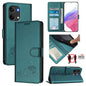 Cat Rat Embossed Pattern RFID Leather Phone Case with Lanyard, For Redmi A7 Pro 171mm / Poco C85x 5G, For Redmi 15a 5G Global, For Redmi Turbo 5 Max / Poco X8 Pro Max, For Redmi Turbo 5 5G / Poco X8 Pro 5G