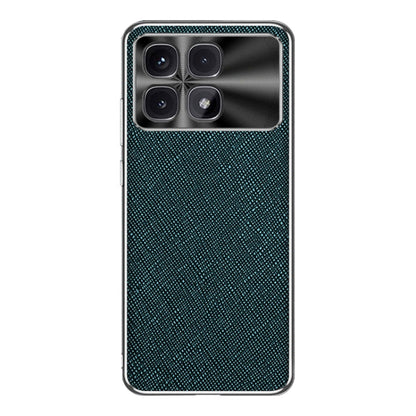 Silver Edge Cross Texture PU Leather Phone Case, For Redmi K70 Ultra, For Redmi K70