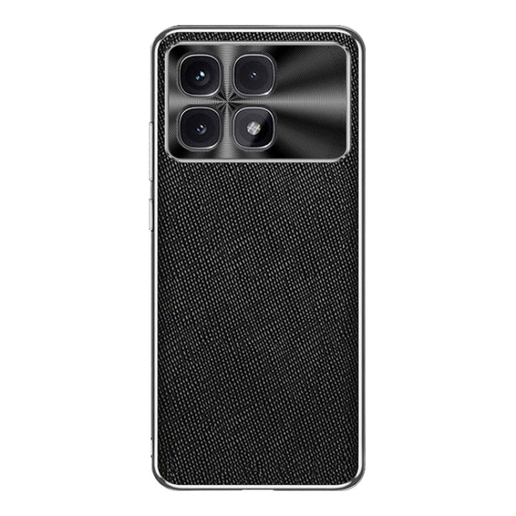 Silver Edge Cross Texture PU Leather Phone Case, For Redmi K70 Ultra, For Redmi K70
