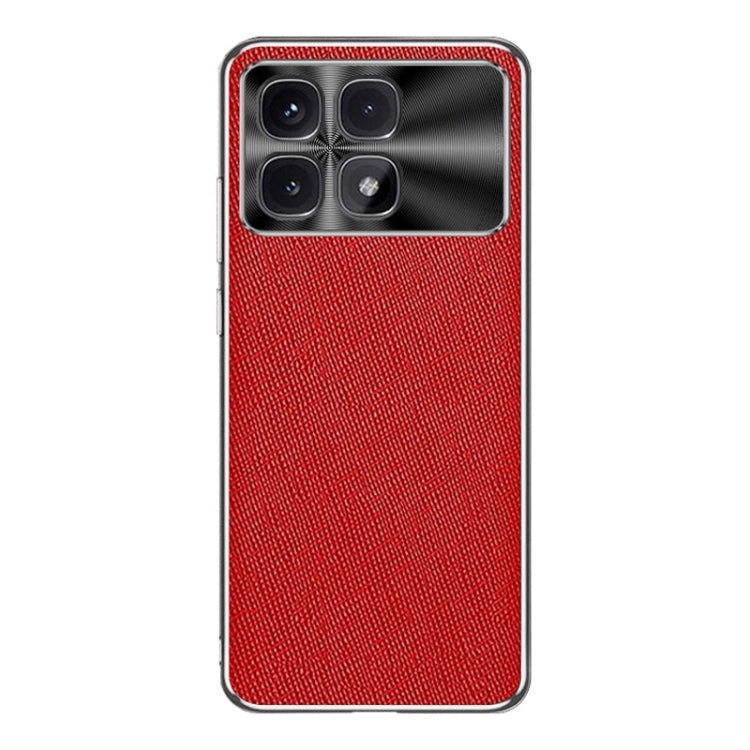 Silver Edge Cross Texture PU Leather Phone Case, For Redmi K70 Ultra, For Redmi K70