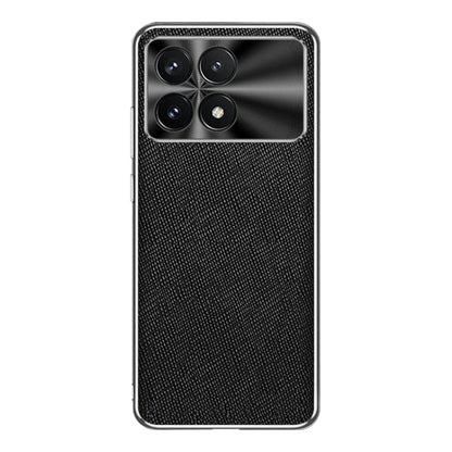 Silver Edge Cross Texture PU Leather Phone Case, For Redmi K70 Ultra, For Redmi K70