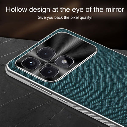 Silver Edge Cross Texture PU Leather Phone Case, For Redmi K70 Ultra, For Redmi K70