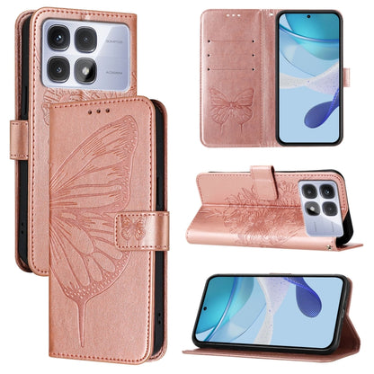 Embossed Butterfly Leather Phone Case
