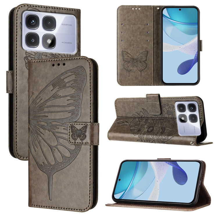 Embossed Butterfly Leather Phone Case