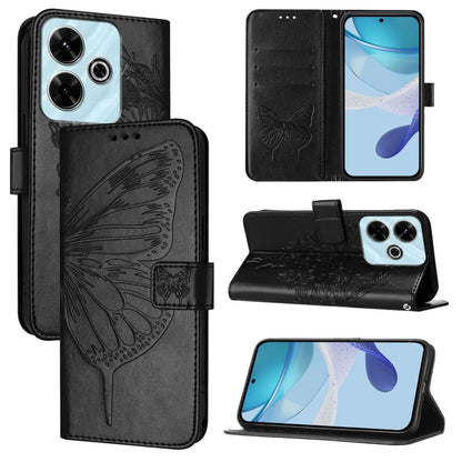 Embossed Butterfly Leather Phone Case
