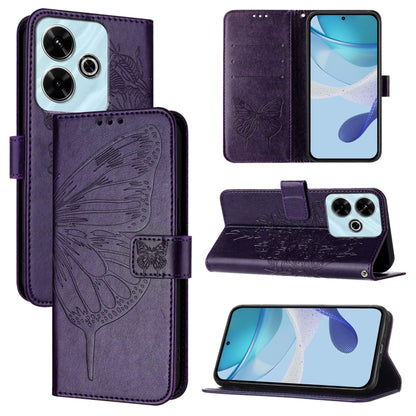 Embossed Butterfly Leather Phone Case