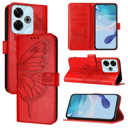 Embossed Butterfly Leather Phone Case