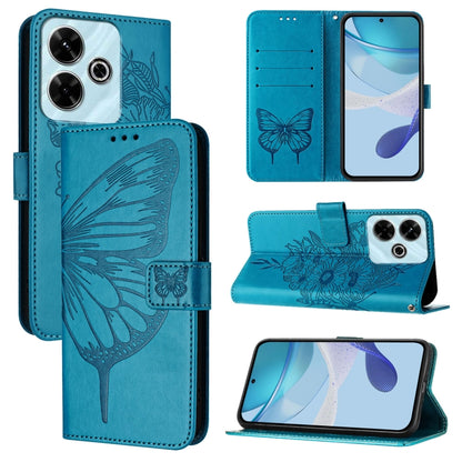 Embossed Butterfly Leather Phone Case