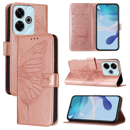 Embossed Butterfly Leather Phone Case