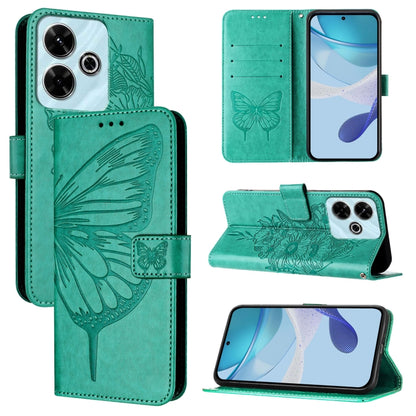 Embossed Butterfly Leather Phone Case