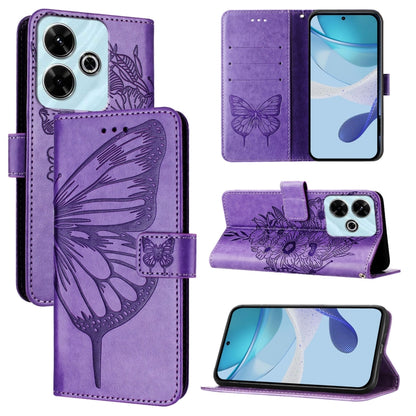 Embossed Butterfly Leather Phone Case