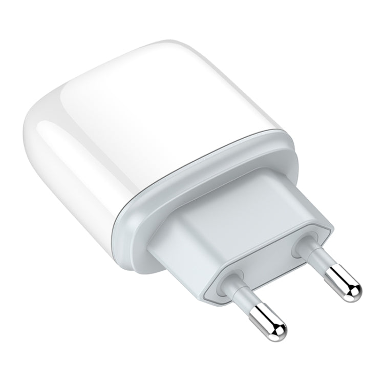 LDNIO Q229 QC3.0 / PD20W USB + Type-C Fast Charger with 1m Type-C to Type-C Cable, EU Plug, UK Plug, US Plug