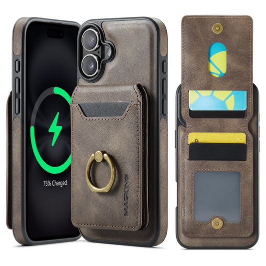 MAGKING K1 MagSafe Detachable Wallet RFID Back Cover Phone Case