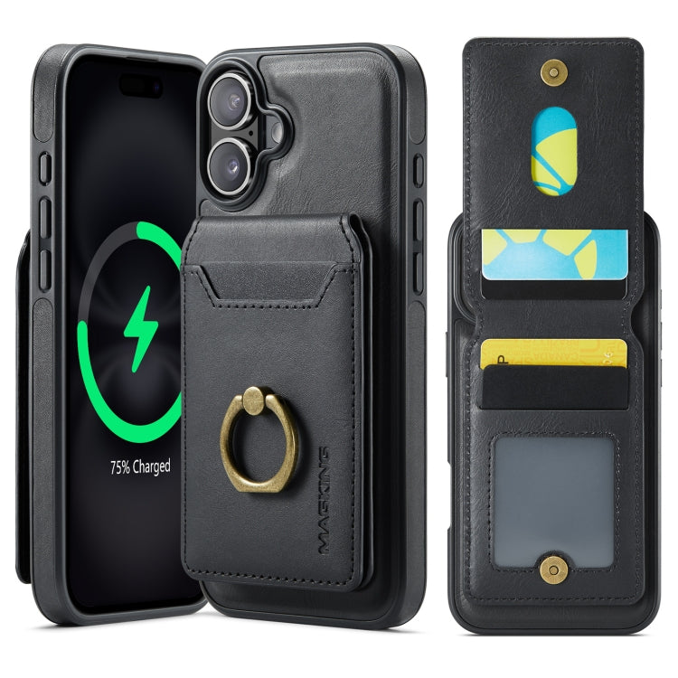 MAGKING K1 MagSafe Detachable Wallet RFID Back Cover Phone Case