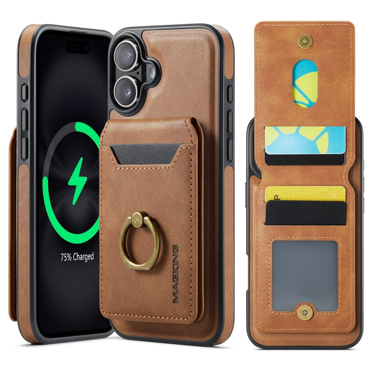 MAGKING K1 MagSafe Detachable Wallet RFID Back Cover Phone Case