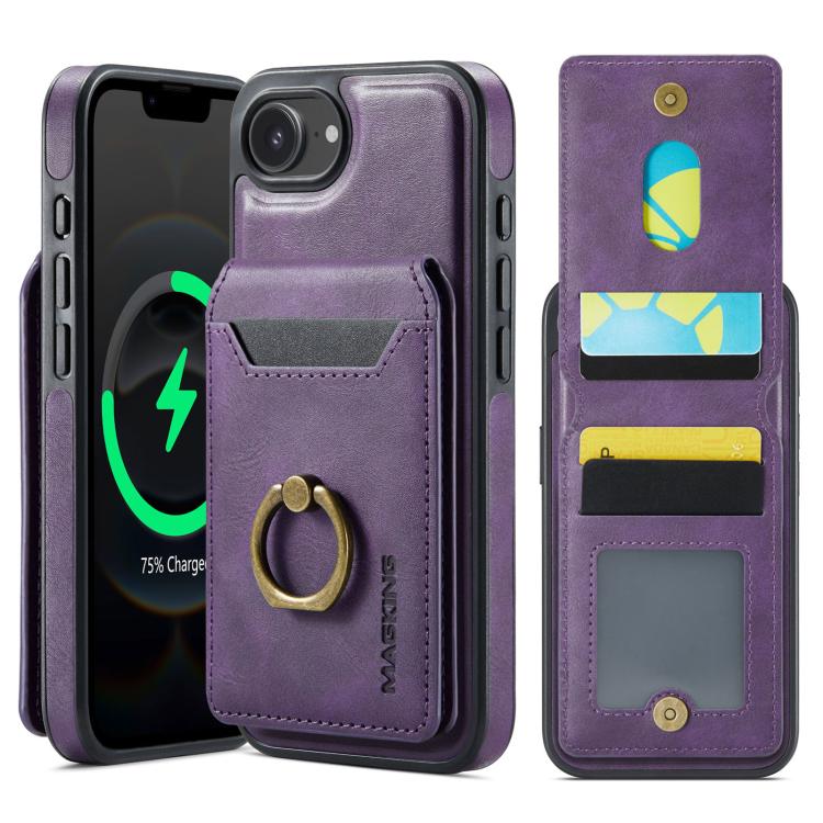 MAGKING K1 MagSafe Detachable Wallet RFID Back Cover Phone Case, For iPhone 18 Pro / 17 Pro, For iPhone 18 Pro Max / 17 Pro Max, For iPhone 17e / 16e, For iPhone 17
