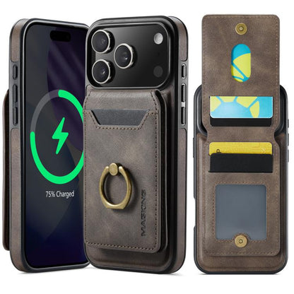 MAGKING K1 MagSafe Detachable Wallet RFID Back Cover Phone Case