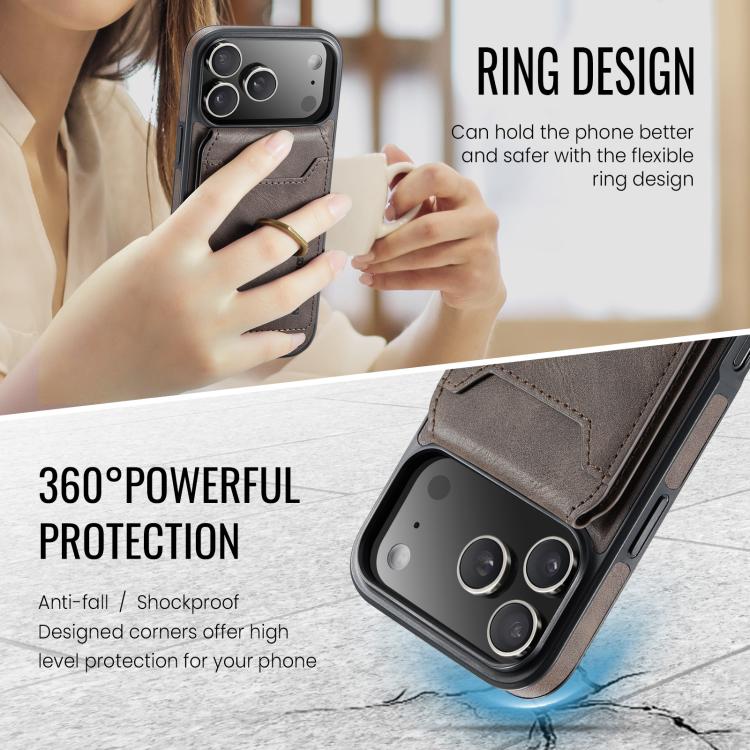 MAGKING K1 MagSafe Detachable Wallet RFID Back Cover Phone Case