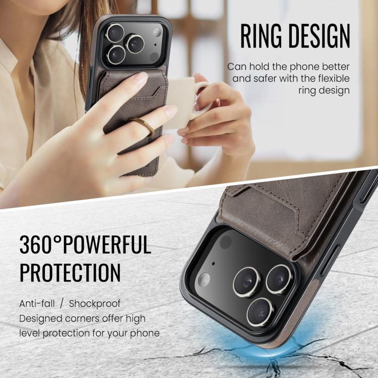 MAGKING K1 MagSafe Detachable Wallet RFID Back Cover Phone Case, For iPhone 18 Pro / 17 Pro, For iPhone 18 Pro Max / 17 Pro Max, For iPhone 17e / 16e, For iPhone 17