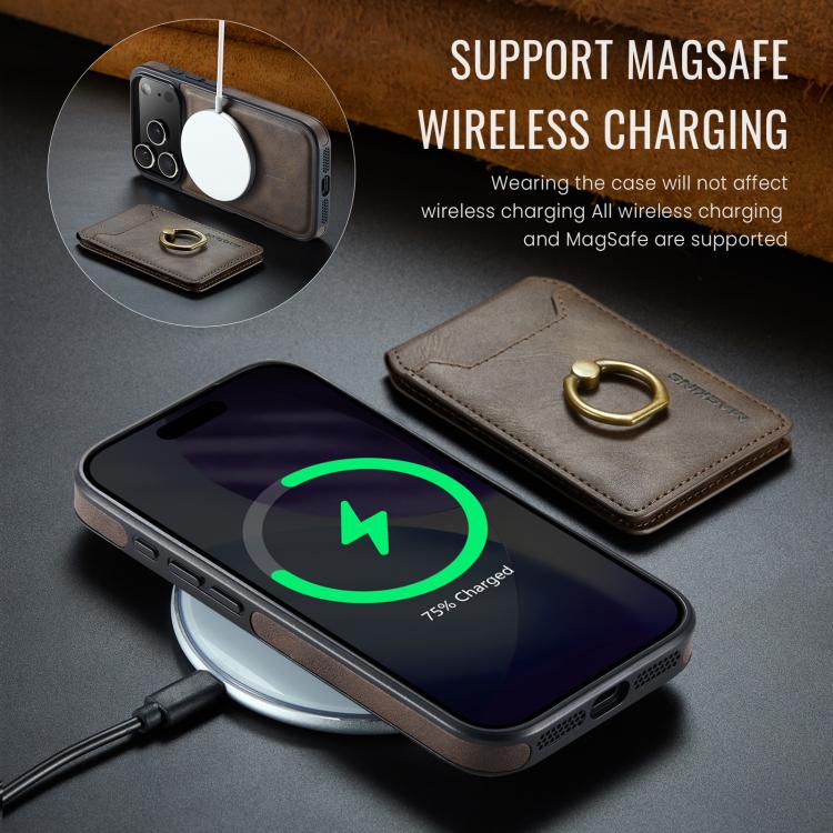 MAGKING K1 MagSafe Detachable Wallet RFID Back Cover Phone Case, For iPhone 18 Pro / 17 Pro, For iPhone 18 Pro Max / 17 Pro Max, For iPhone 17e / 16e, For iPhone 17