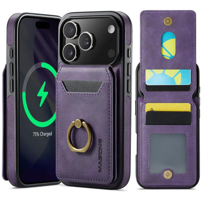MAGKING K1 MagSafe Detachable Wallet RFID Back Cover Phone Case