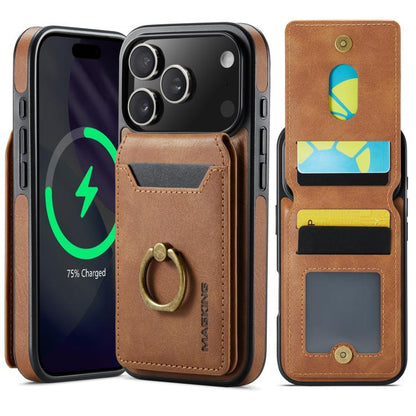 MAGKING K1 MagSafe Detachable Wallet RFID Back Cover Phone Case