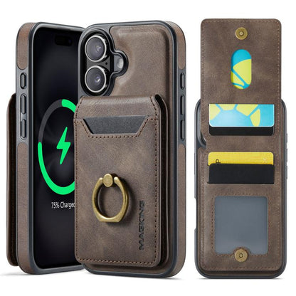 MAGKING K1 MagSafe Detachable Wallet RFID Back Cover Phone Case, For iPhone 17e / 16e, For iPhone 17 Pro Max, For iPhone 17 Pro, For iPhone 17