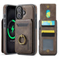 MAGKING K1 MagSafe Detachable Wallet RFID Back Cover Phone Case, For iPhone 17e / 16e, For iPhone 17 Pro Max, For iPhone 17 Pro, For iPhone 17