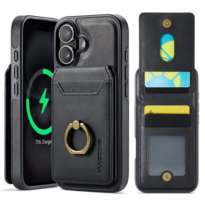 MAGKING K1 MagSafe Detachable Wallet RFID Back Cover Phone Case