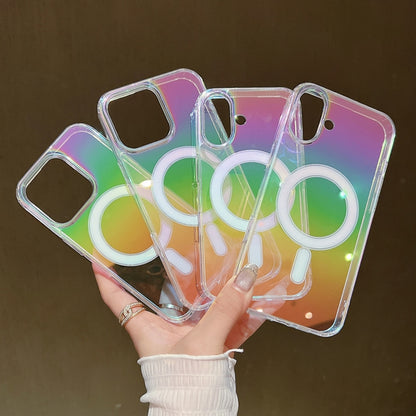 Gradient Color MagSafe Airbag Full Coverage Phone Case, For iPhone 11 Pro