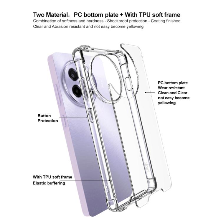 IMAK Space Shield PC + TPU Airbag Shockproof Phone Case, For OnePlus Ace 5 / Ace 5 Pro / 13R, For OnePlus 13, For OnePlus Nord 4, For OnePlus Nord CE4 Lite, For OnePlus Ace 3V, For OnePlus Ace 3 5G / 12R 5G, For OnePlus 12 5G