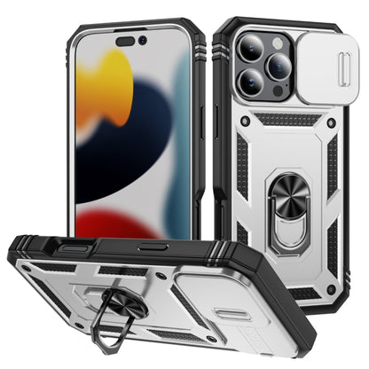 Sliding Camshield TPU + PC Phone Case with Holder, For iPhone 17, For iPhone Air, For iPhone 16 Pro Max