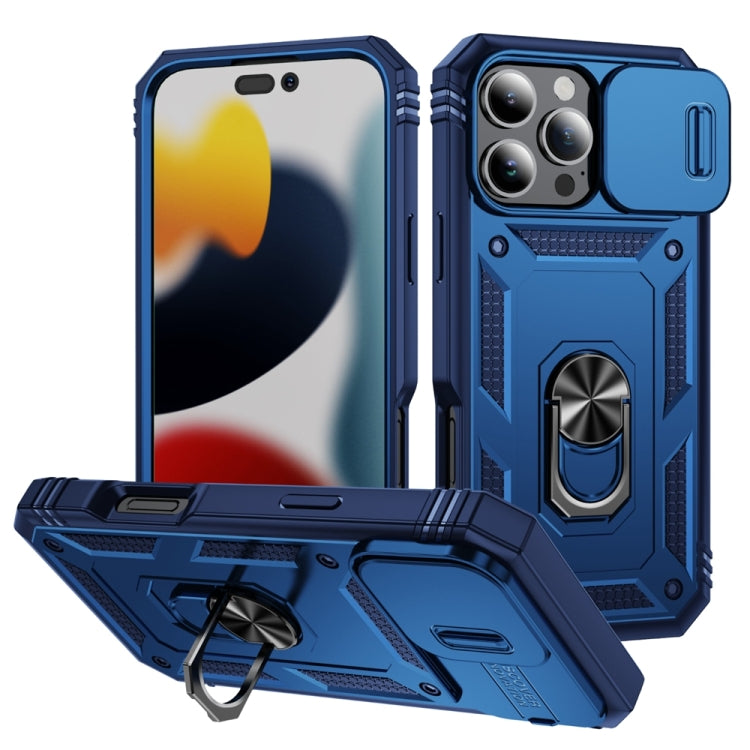 Sliding Camshield TPU + PC Phone Case with Holder, For iPhone 17, For iPhone Air, For iPhone 16 Pro Max