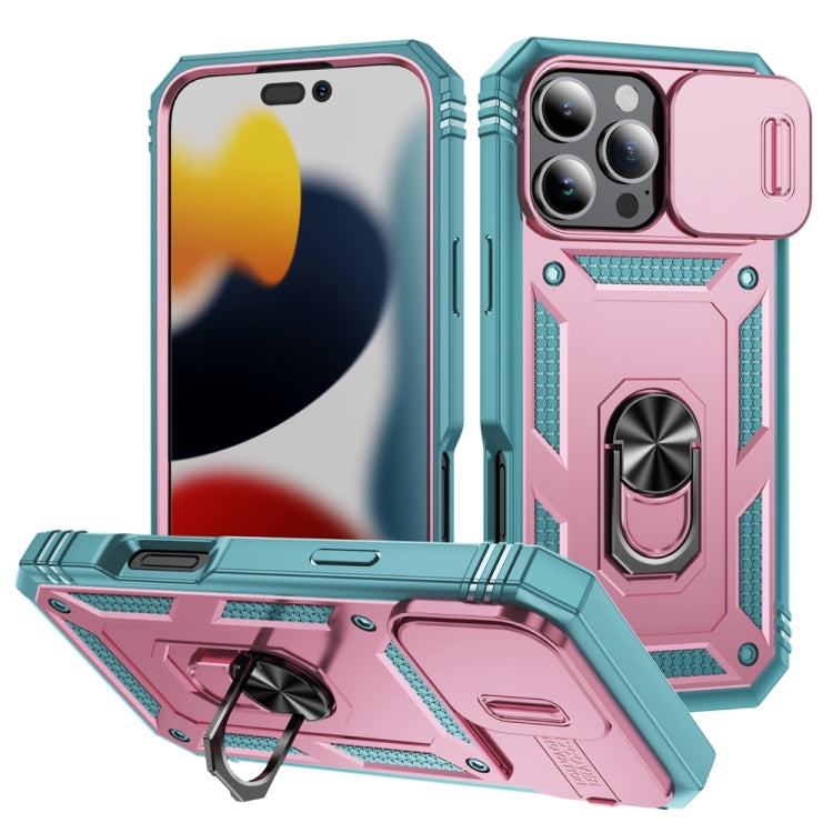 Sliding Camshield TPU + PC Phone Case with Holder, For iPhone 17, For iPhone Air, For iPhone 16 Pro Max
