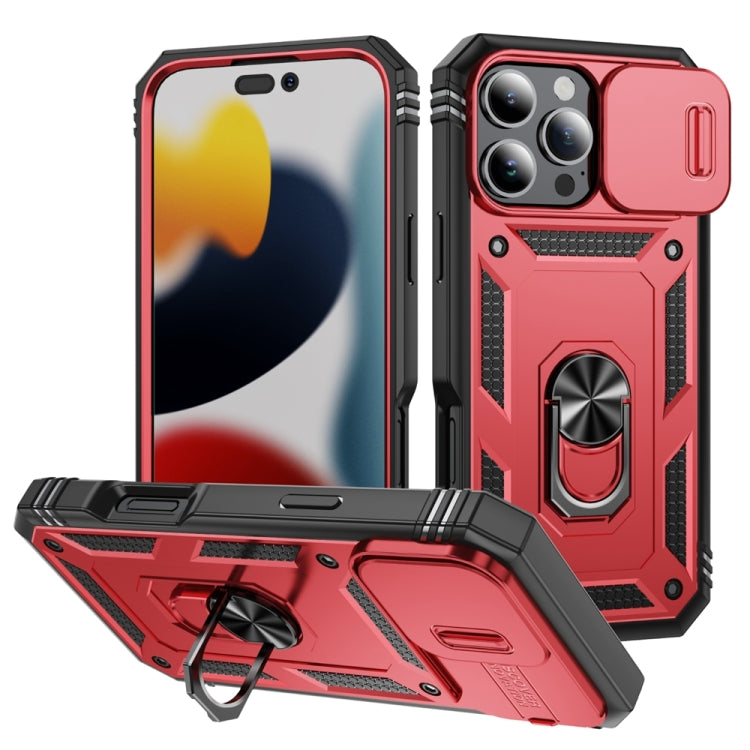 Sliding Camshield TPU + PC Phone Case with Holder, For iPhone 17, For iPhone Air, For iPhone 16 Pro Max