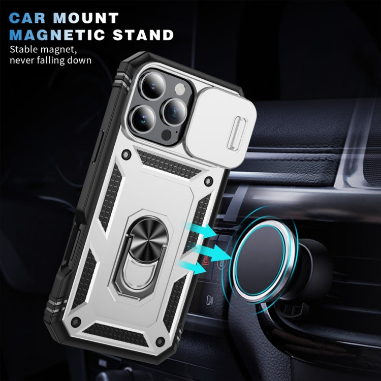 Sliding Camshield TPU + PC Phone Case with Holder