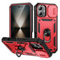 Sliding Camshield TPU + PC Phone Case with Holder