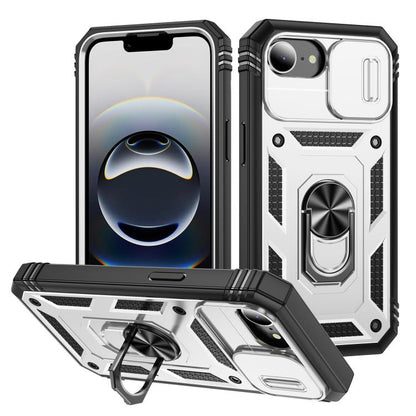 Sliding Camshield TPU + PC Phone Case with Holder, For iPhone 18 Pro / 17 Pro, For iPhone 18 Pro Max / 17 Pro Max, For iPhone 17e / 16e