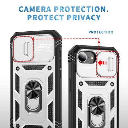 Sliding Camshield TPU + PC Phone Case with Holder, For iPhone 17e / 16e, For iPhone 17 Pro Max, For iPhone 17 Pro