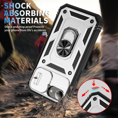 Sliding Camshield TPU + PC Phone Case with Holder, For iPhone 17e / 16e, For iPhone 17 Pro Max, For iPhone 17 Pro